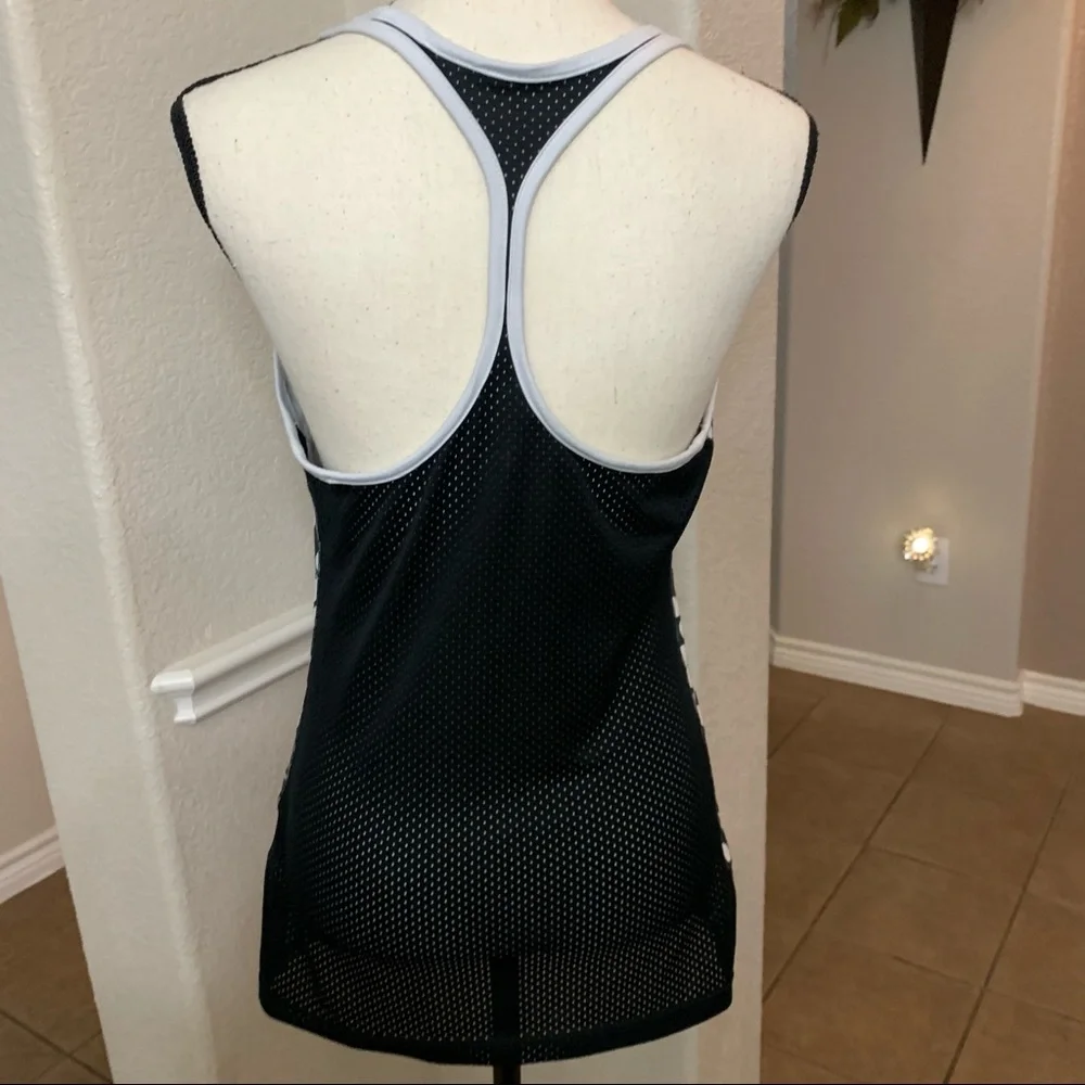 Nike DRI- Fit black & white polka dot print tank top Size M